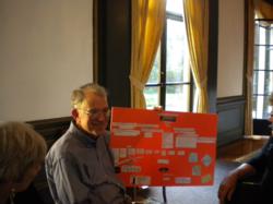 Participant maps out retirement vision plans as a part of the Retirement Transitions Enrichment Workshop.